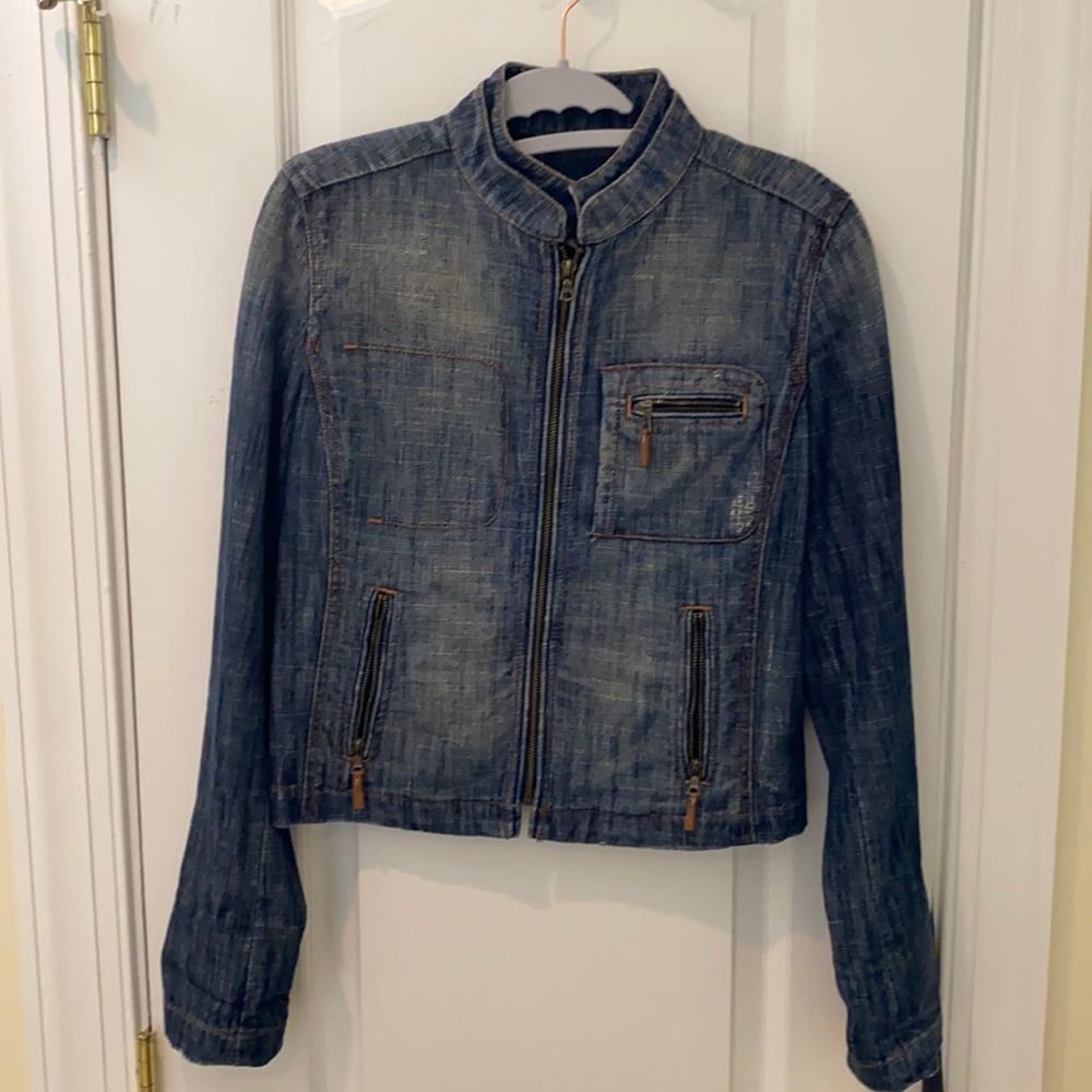 Elie Tahari Jean Jacket size small